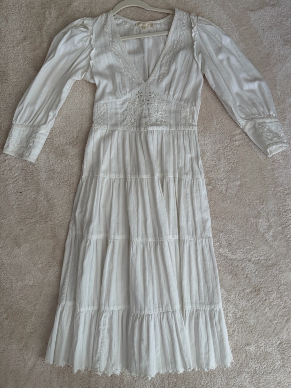 LoveShackFancy Heritage Midi Dress